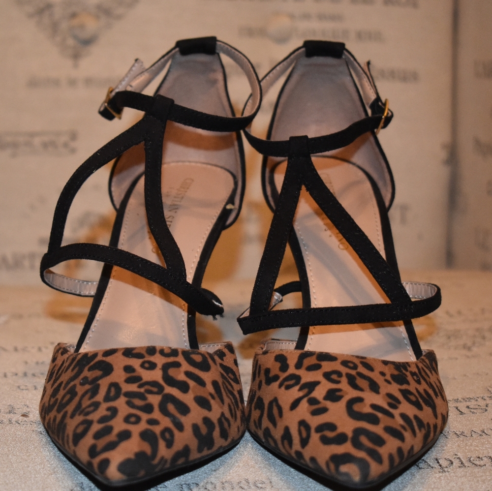 Leopard heels